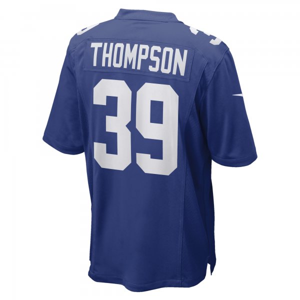 Men's New York Giants Trenton Thompson Nike Royal Game Player Jersey