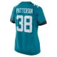 Women's Jacksonville Jaguars Riley Patterson Nike  Teal Team Game Jersey