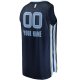 Men's Memphis Grizzlies Fanatics Navy Fast Break Custom Replica Jersey - Icon Edition