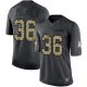 Dallas Cowboys #36 Tony Pollard Black Men's Stitched NFL Limited 2016 Salute To Service Jersey