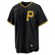 Men's Pittsburgh Pirates Nike Black Alternate Replica Team Jersey