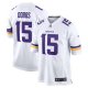 Men's Minnesota Vikings #15 Joshua Dobbs Nike White Game Jersey