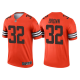 Men's Cleveland Browns #32 Jim Brown Orange 2021 Limited NFL Jersey