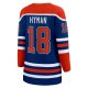 Women's Edmonton Oilers Zach Hyman Fanatics Royal Home Breakaway Player Jersey