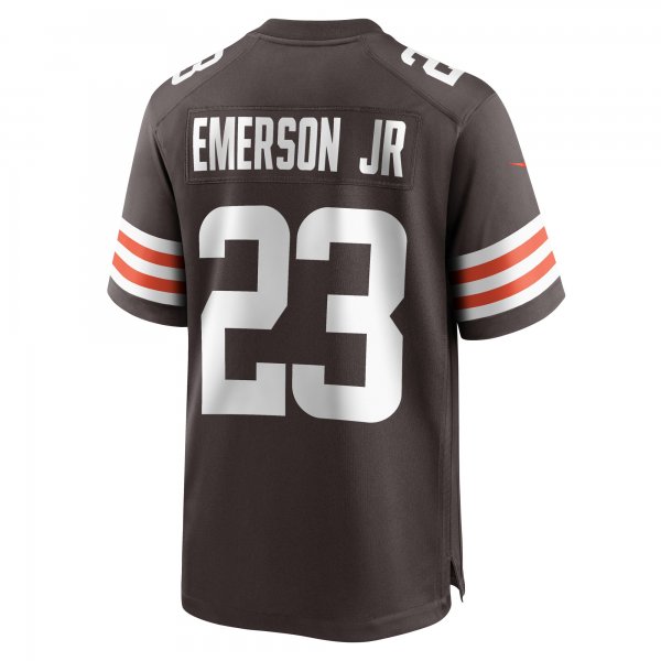 Men's Cleveland Browns Martin Emerson Jr. Nike Brown Game Player Jersey