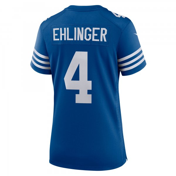 Women's Indianapolis Colts Sam Ehlinger Nike Blue Game Player Jersey