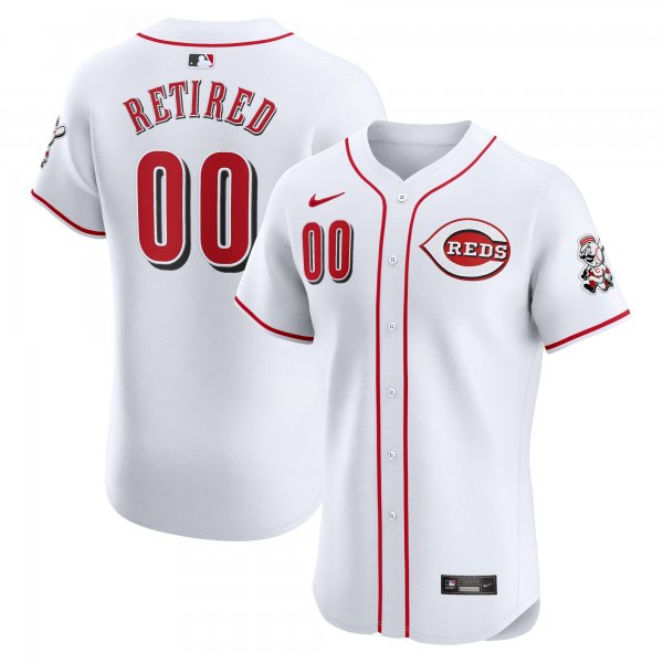 Men's Cincinnati Reds Nike White Home Elite Pick-A-Player Retired Roster Jersey