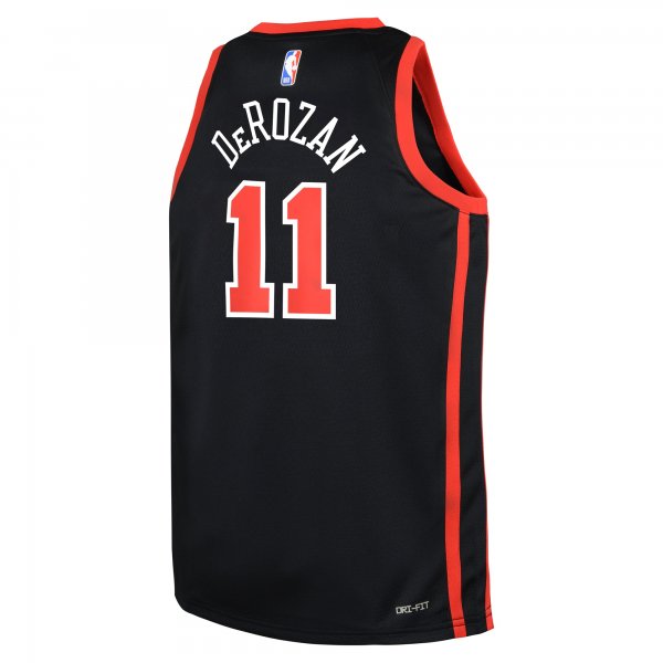 Youth Chicago Bulls DeMar DeRozan Nike Black  Swingman Replica Jersey - City Edition