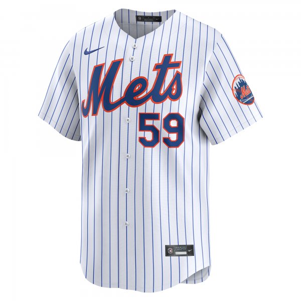 Men's New York Mets Sean Manaea Nike White Home Limited Player Jersey