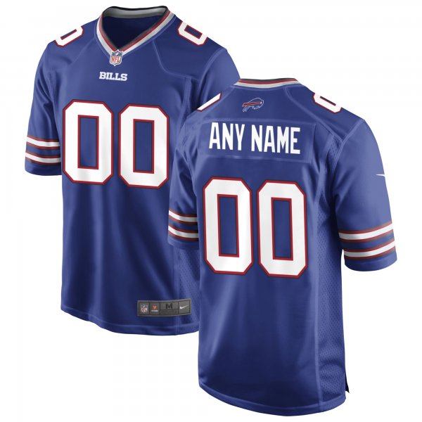 Men's Buffalo Bills Nike Royal Custom Game Jersey