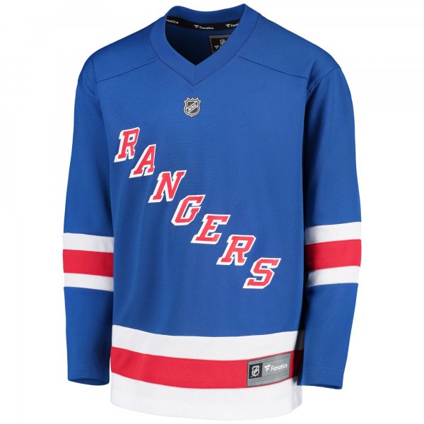 Youth New York Rangers Fanatics Red Home Replica Custom Jersey