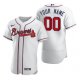 Atlanta Braves Custom Men's Nike White 2020 Jersey