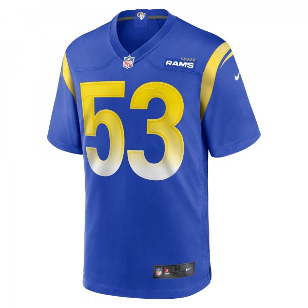 Men's Los Angeles Rams Ernest Jones Nike Royal Team Game Player Jersey