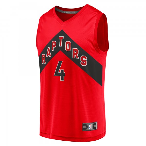 Youth Toronto Raptors Scottie Barnes Fanatics Red Fast Break Replica Jersey - Icon Edition