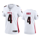 Women's Nike NFL Atlanta Falcons Desmond Ridder #4 White Limited Jersey