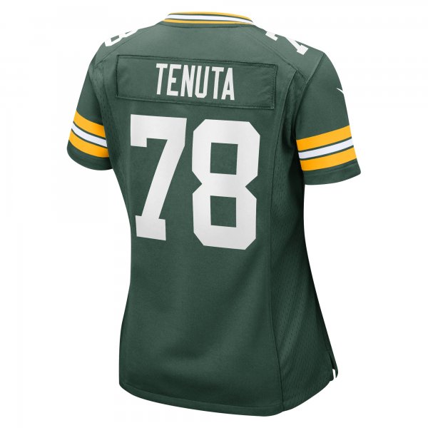 Women's Green Bay Packers Luke Tenuta Nike Green Home Game Player Jersey