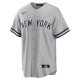 Men's New York Yankees Gerrit Cole Nike Gray Road Replica Player Name Jersey