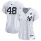 Women's #48 New York Yankees Anthony Rizzo Nike White 2024 World Series Limited Player Jersey