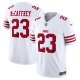 Men's San Francisco 49ers Christian McCaffrey Nike White Vapor F.U.S.E. Limited Jersey