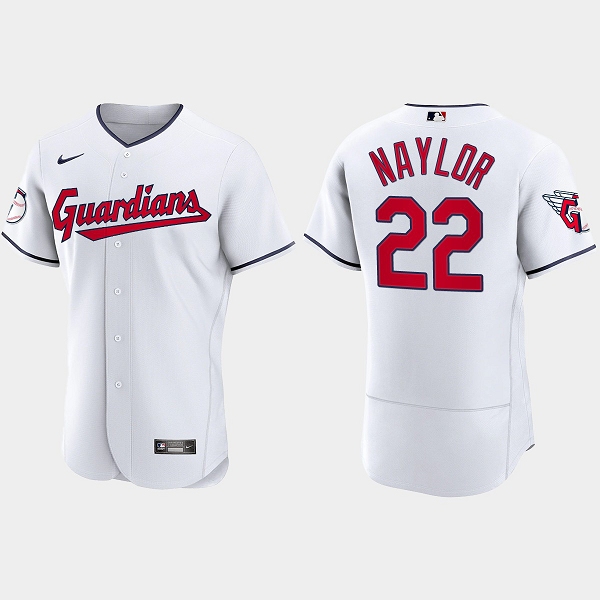 Josh Naylor Cleveland Guardians 2022 Home Men's Jersey - White