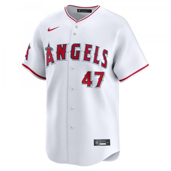 Men's Los Angeles Angels Griffin Canning Nike White Home Limited Player Jersey