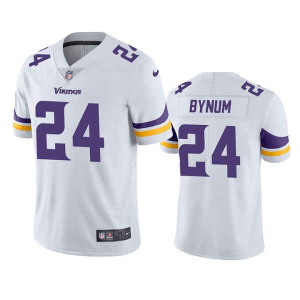 Men's Minnesota Vikings Camryn Bynum #24 White Vapor Limited Jersey