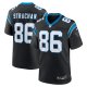 Men's Carolina Panthers Mike Strachan Nike  Black  Game Jersey