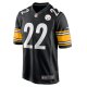 Men's Pittsburgh Steelers Najee Harris Nike Black Game Jersey