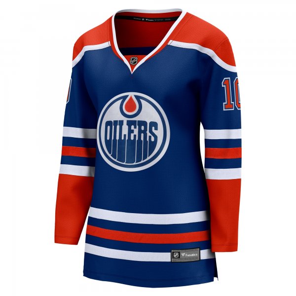 Women's Edmonton Oilers Derek Ryan Fanatics Royal Home Breakaway Player Jersey