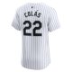 Men's Chicago White Sox Oscar Colas Nike White Home Elite Player Jersey