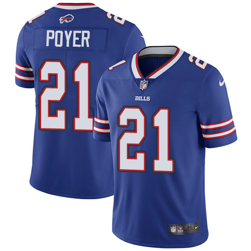 Men's Nike Buffalo Bills #21 Jordan Poyer Limited Royal Blue Vapor Untouchable Home NFL Nike Jersey