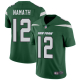 New York Jets #12 Joe Namath Green Team Color Men's Stitched Nike NFL Vapor Untouchable Limited Jersey