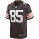 Men's Cleveland Browns David Njoku Nike Brown Game Player Jersey