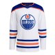 Men's Edmonton Oilers adidas White Away Primegreen Blank Jersey