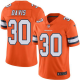 Nike Denver Broncos #30 Terrell Davis Orange Men's Stitched NFL Limited New Color Rush Jersey