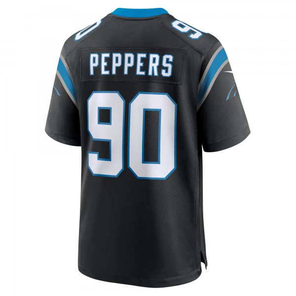 Men's Carolina Panthers Julius Peppers Nike Black Retired Player Game Jersey