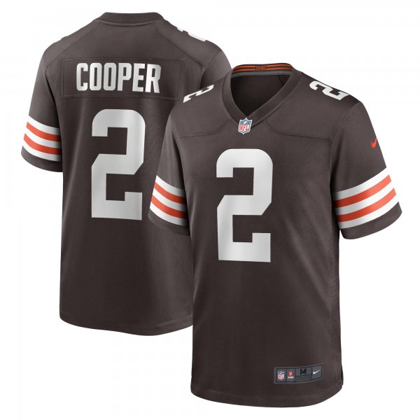 Men's Cleveland Browns Amari Cooper Nike Brown Game Jersey