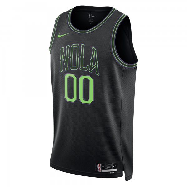 Unisex New Orleans Pelicans  Nike Black 2023/24 Custom Swingman Jersey - City Edition