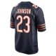 Men's Chicago Bears Roschon Johnson Nike  Navy Team Game Jersey