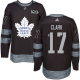 Toronto Maple Leafs #17 Wendel Clark Black 1917-2017 100th Anniversary Stitched NHL Jersey