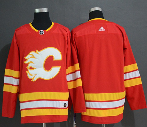 Adidas Calgary Flames Blank Red Alternate Stitched NHL Jersey