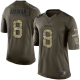 Nike Dallas Cowboys #8 Troy Aikman Green Men's Stitched NFL Limited Salute To Service Jersey