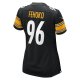 Women's Pittsburgh Steelers Breiden Fehoko Nike  Black  Game Jersey