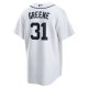 Men's Detroit Tigers Riley Greene Nike White Replica Player Jersey