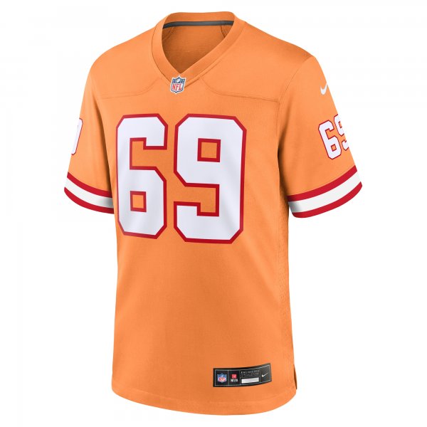 Men's Tampa Bay Buccaneers Cody Mauch Nike Orange Throwback Game Jersey