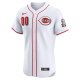 Men's Cincinnati Reds Nike White Home Elite Custom Jersey