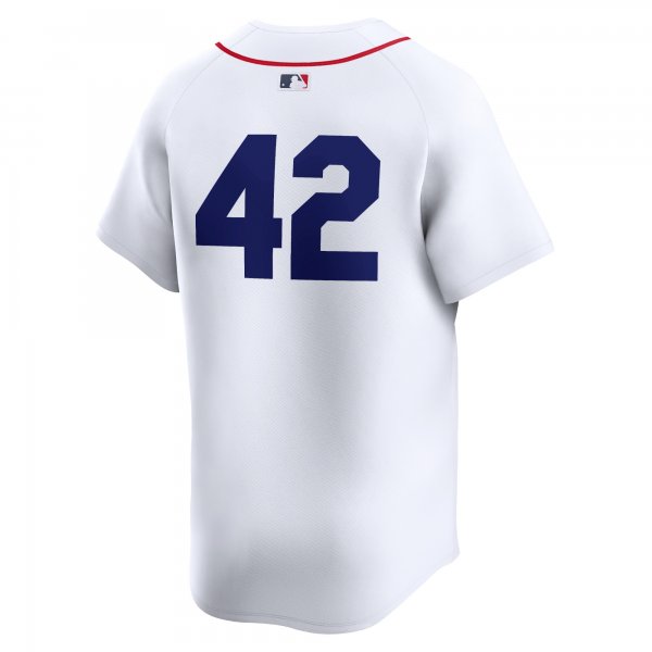 Men's Boston Red Sox  Nike White 2024 Jackie Robinson Day Home Limited Jersey