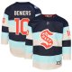 Youth Seattle Kraken #10 Matty Beniers Deep Sea Blue 2024 NHL Winter Classic Premier Player Jersey