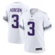 Men's Minnesota Vikings #3 Jordan Addison Nike White Alternate Game Jersey