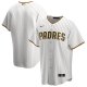 Men's Nike San Diego Padres Blank White Brown Home 2020 MLB Jersey